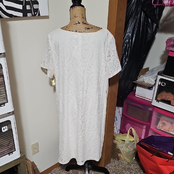 Tacera White Lace Dress - Picture 3 of 3